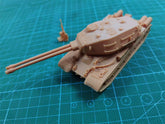 3d Printed 1/35/72 Soviet ST-II Heavy Tank Based on Object 701 Upgrade Plan Kit